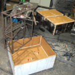 Concrete plinth casting