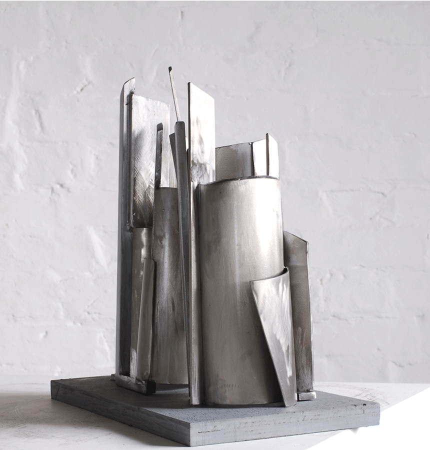 Steel sculpture fabrication for artists. Maquette.