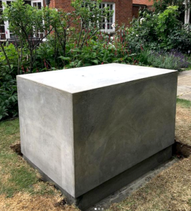 concrete plinths