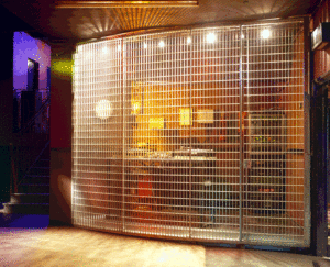 fabricated steel DJ booth