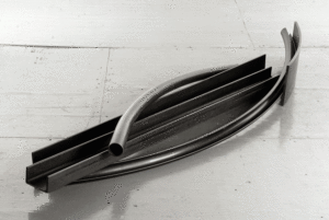 Steel sculpture fabrication for artists. floor piece