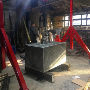concrete plinths